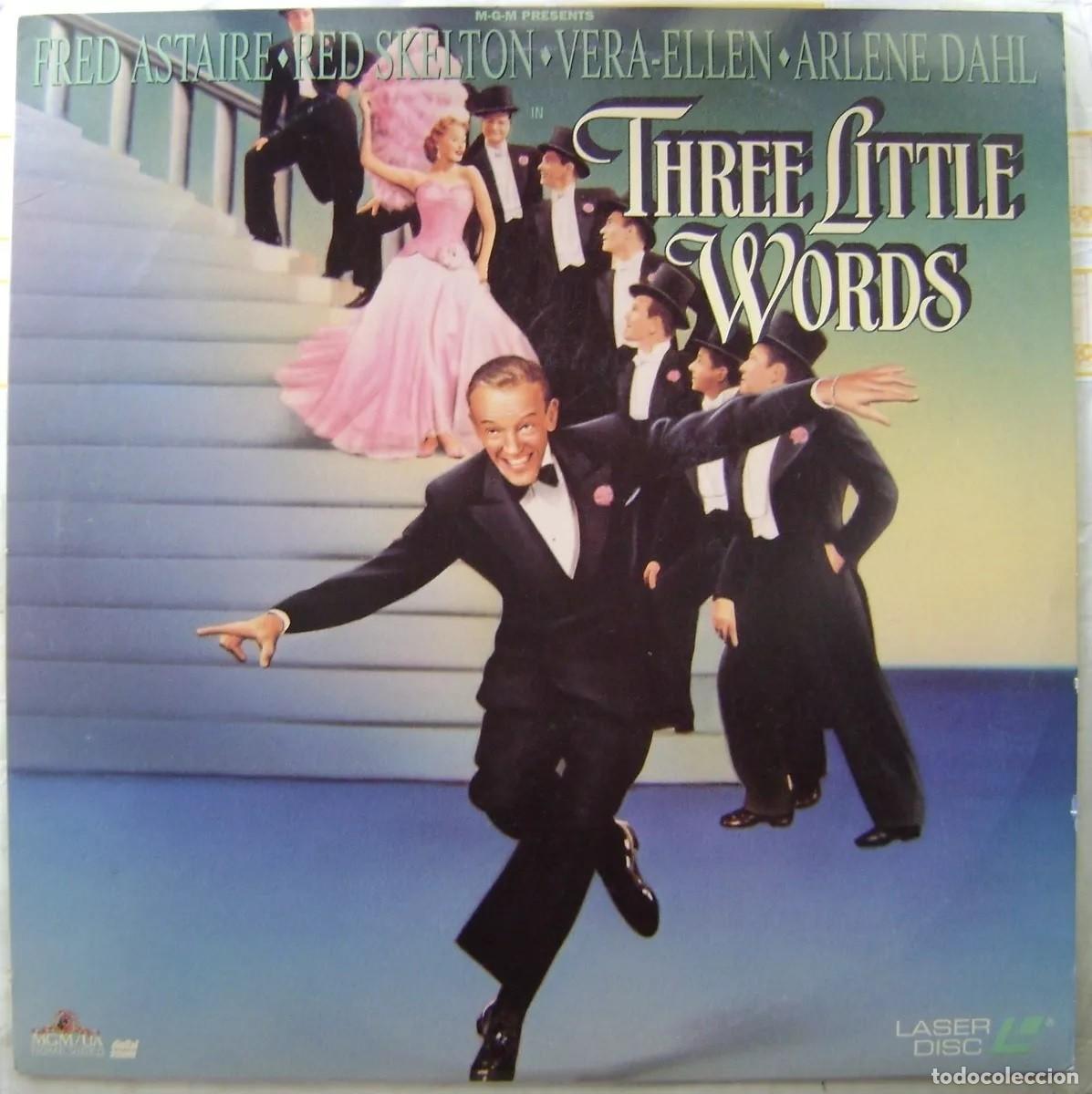 Cine: Three Little Words 1950 Laserdisc NTSC Laser Disc U.S.A. Fred Astaire Red Skelton Vera Ellen Thorpe