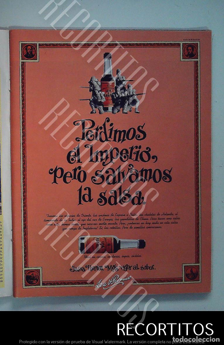 Cin&eacute;ma: LEA AND PERRINS SALSA ANUNCIO PUBLICIDAD