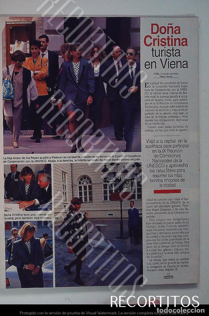Cine: infanta cristina de borbon EN VIENA