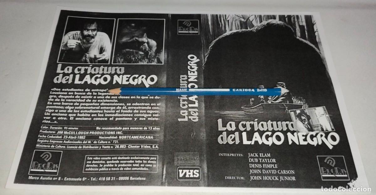 Kino: CAR&Aacute;TULA VHS &bull; LA CRIATURA DEL LAGO NEGRO