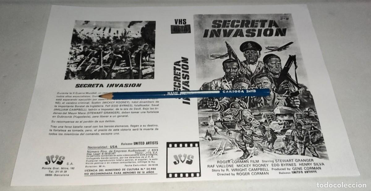 Kino: CAR&Aacute;TULA VHS &bull; SECRETA INVASI&Oacute;N