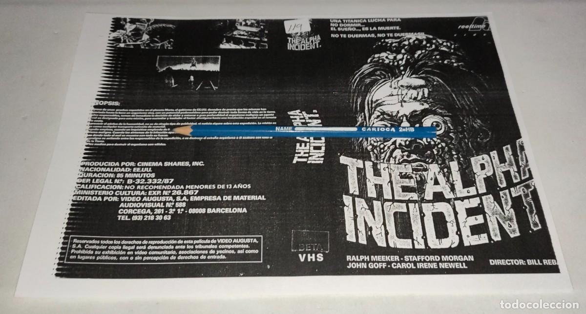 Kino: CAR&Aacute;TULA VHS &bull; THE ALPHA INCIDENT