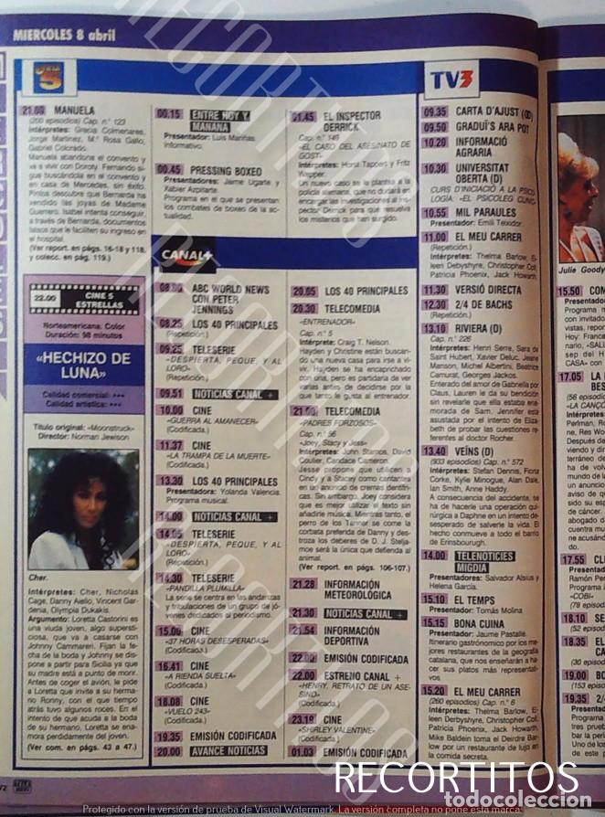 Kino: CHER HECHIZO DE LUZ DE LUNA