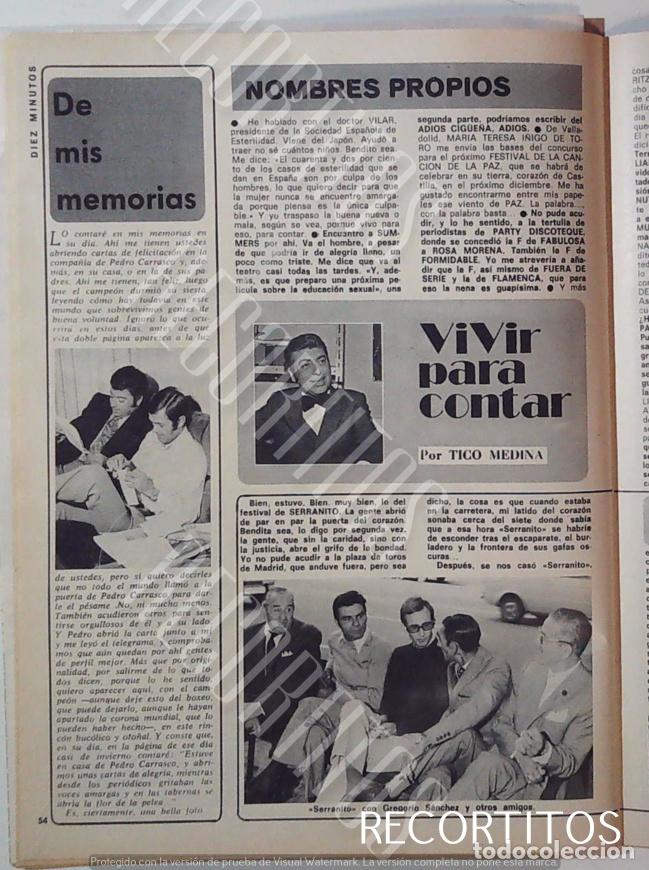 Cinema: TICO MEDINA PEDRO CARRASCO SERRANITO