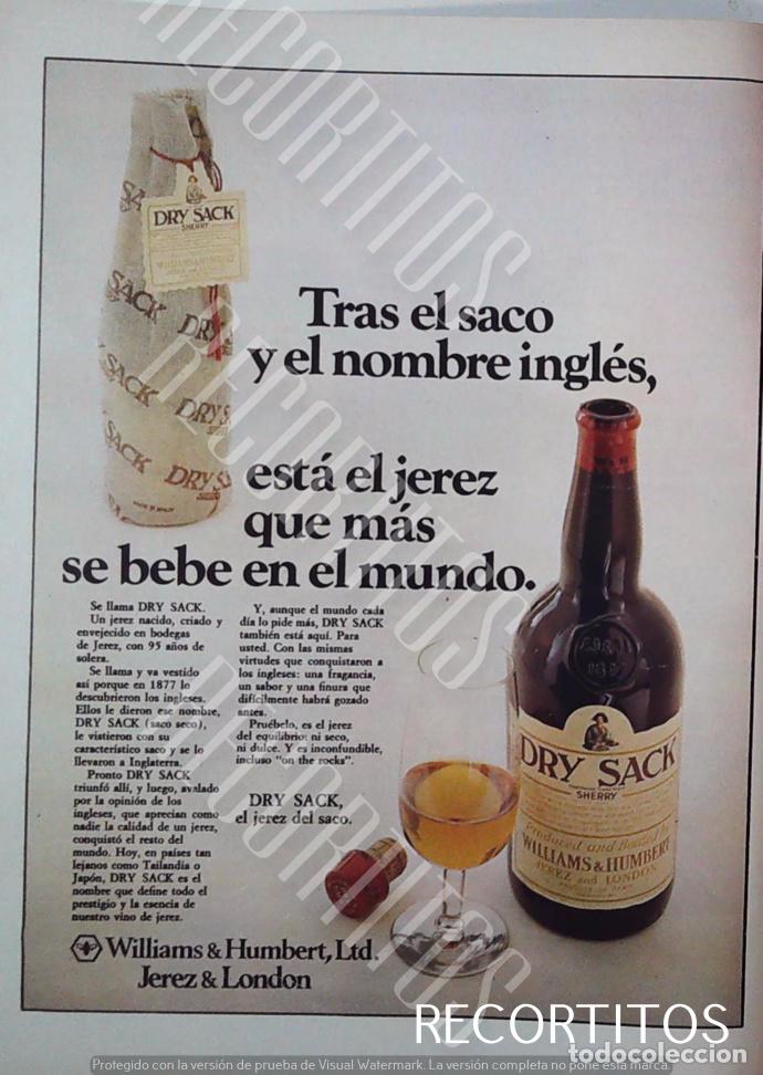 Cinema: dry sack anuncio publicidad