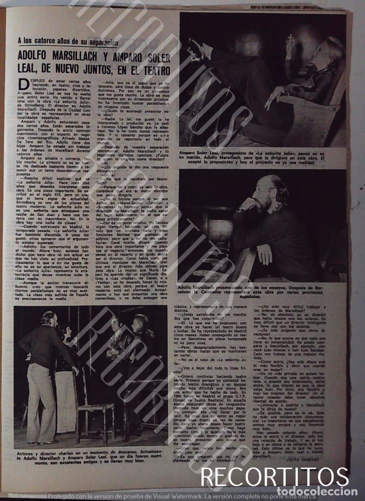 Cinema: ADOLFO MARSILLACH AMPARO SOLER LEAL