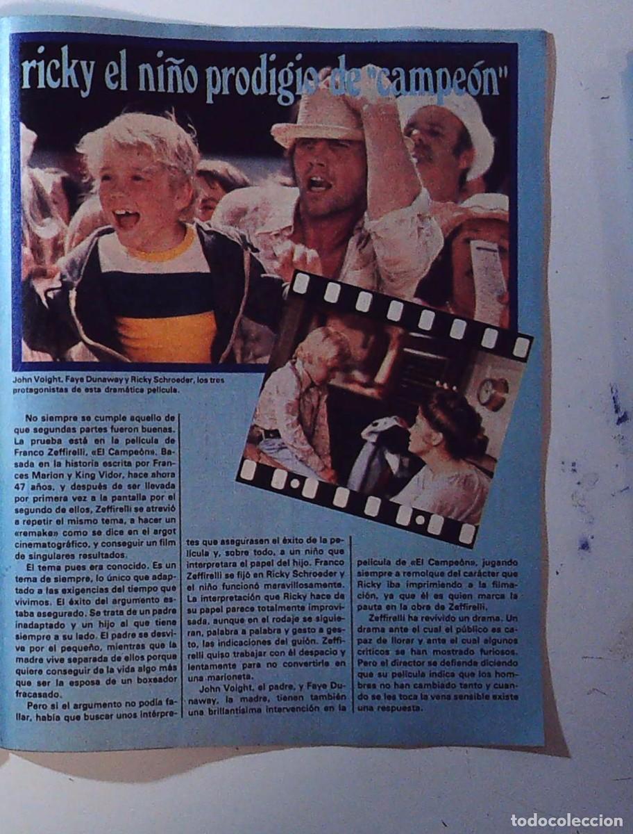 Cin&eacute;ma: RICKY SCHRODER campeon jon voight faye dunaway