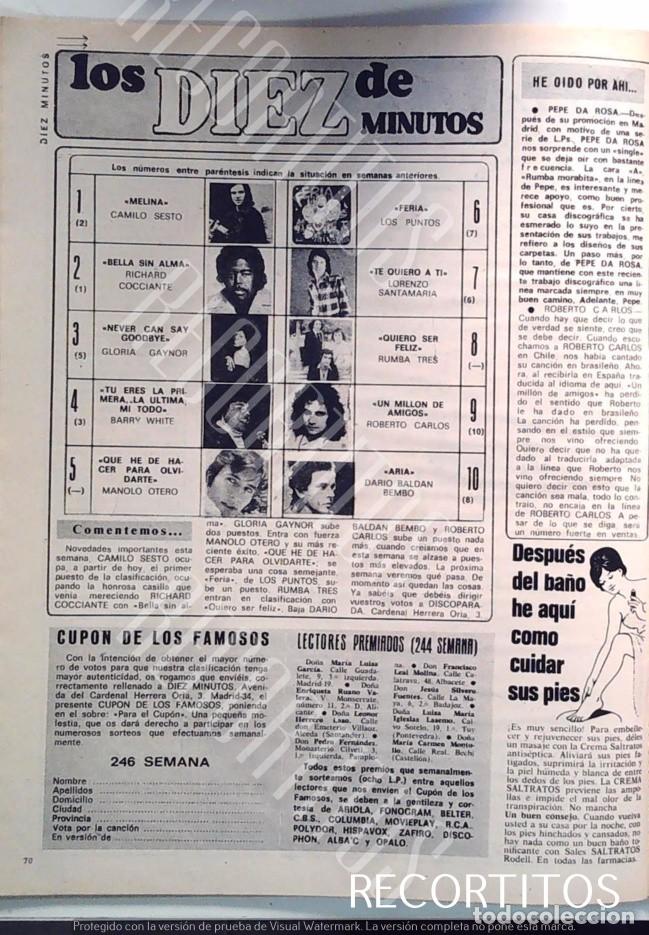 Cinema: CAMI,LO SESTO LOS PUNTOS MANOLO OTERO BEMBO LORENZO SANTAMARIA