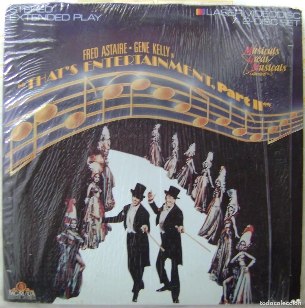 Cine: That's Entertainment Part II 1976 Laserdisc Doble 2 Laser Disc NTSC U.S.A. Fred Astaire Gene Kelly
