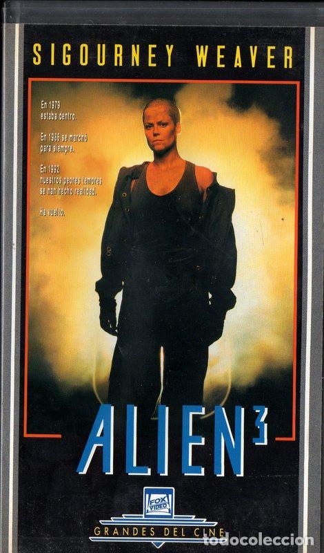 Cine: Caja y car&aacute;tula originales Alien 3 VHS (NO CINTA)
