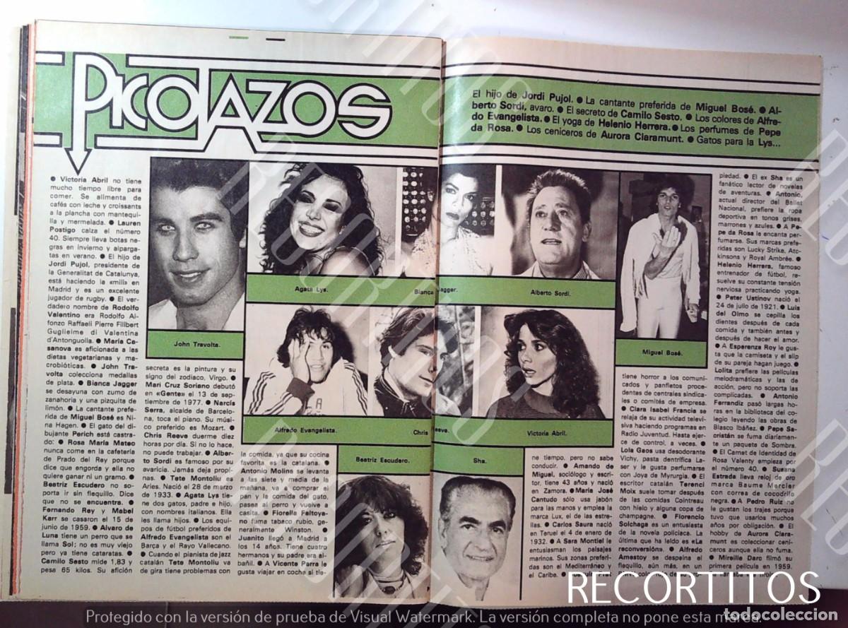 Kino: MIGUEL BOSE BIANCA JAGGER A&Ntilde;BERTP SPRDI AGATA LYS JOHN TRAVOLTA BEATRIZ ESCUDERO ALFREDO EVANGELISTA