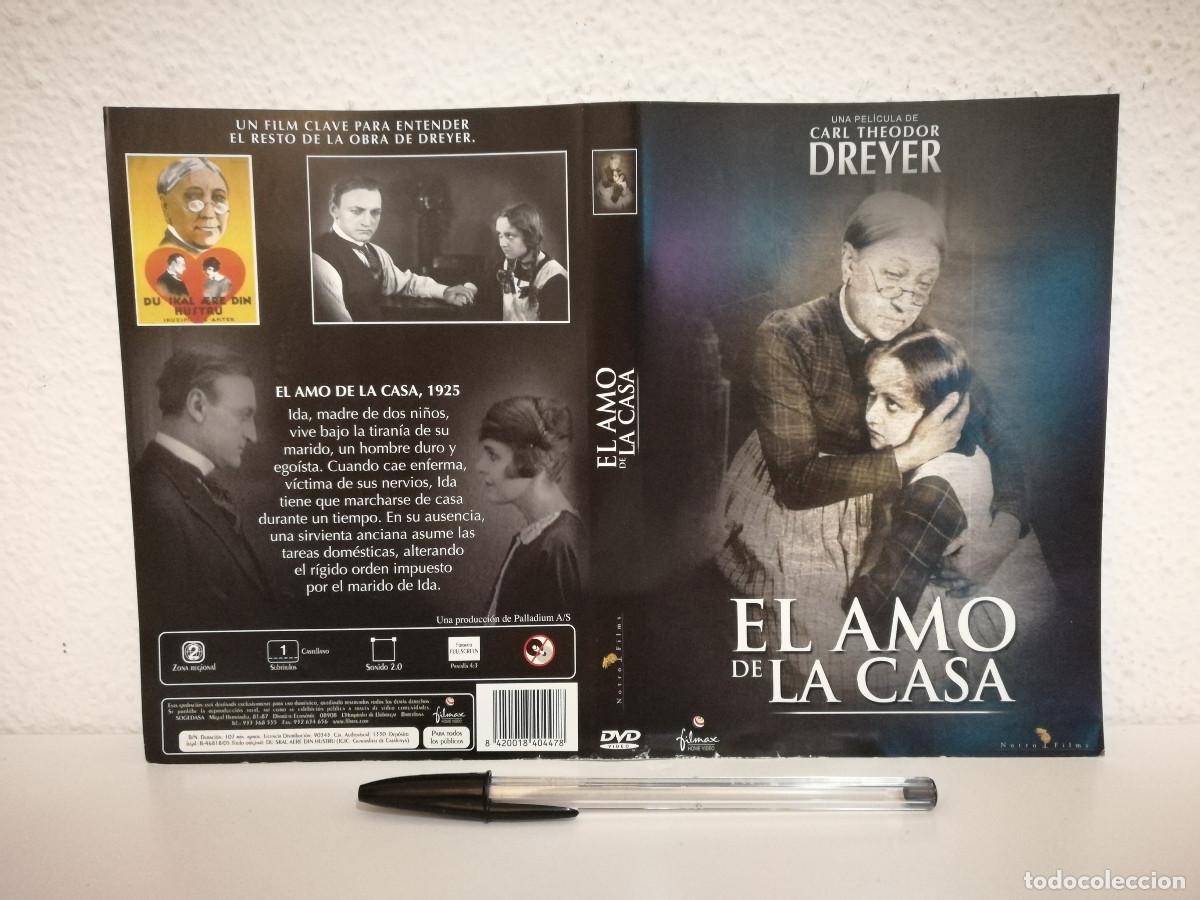 Cinema: CARATULA ORIGINAL -A4- EL AMO DE LA CASA - Carl Theodor Dreyer - CINE MUDO