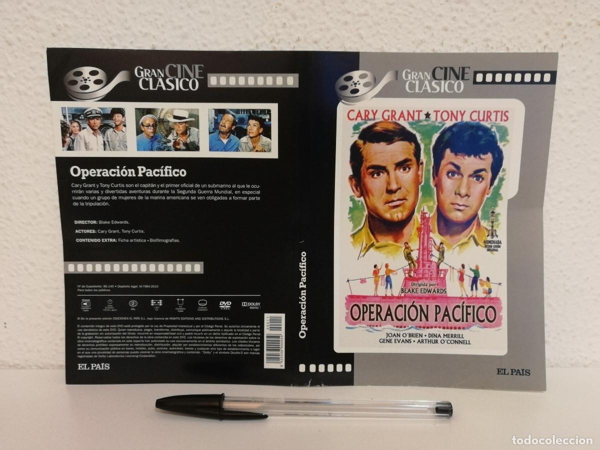 Cine: CARATULA ORIGINAL -A4- OPERACION PACIFICO - CARY GRANT - TONY CURTIS