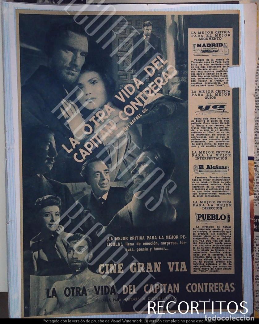 Cine: fernando fernan gomez el capitan contreras rafael gil Maria Piazzai, Mar&iacute;a Asquerino, Fernando Sanch