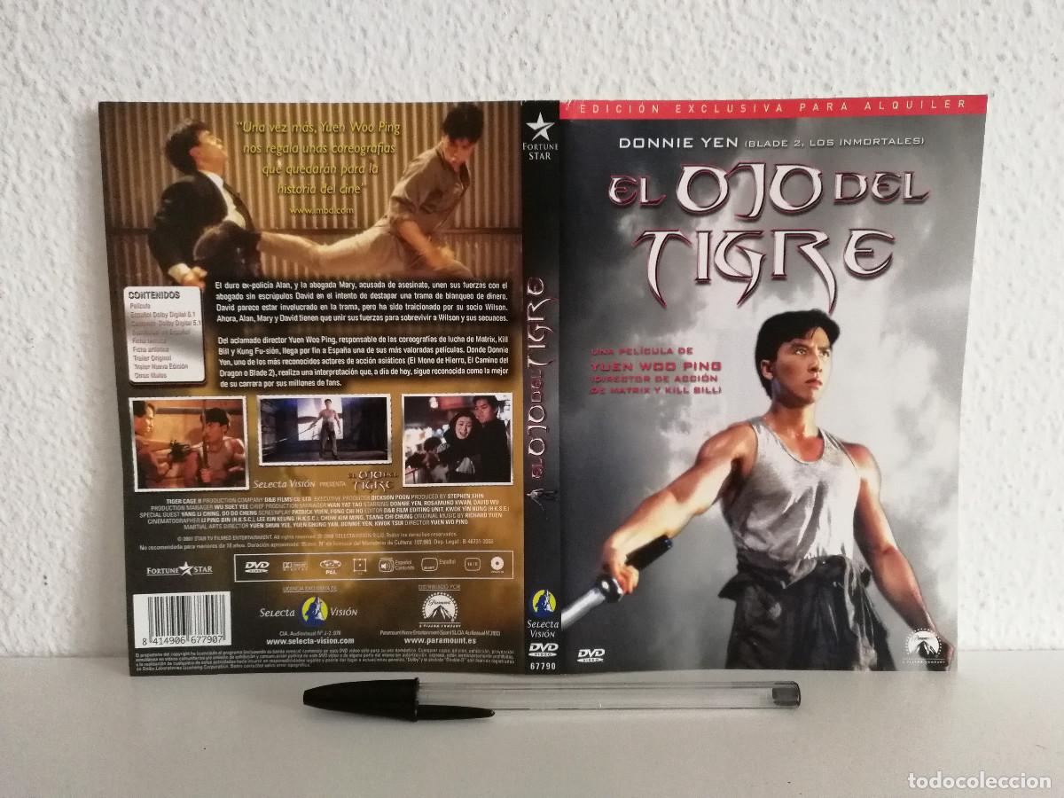 Cine: CARATULA ORIGINAL -A4- EL OJO DEL TIGRE - ARTES MARCIALES - KUNG FU - DONNIE YEN