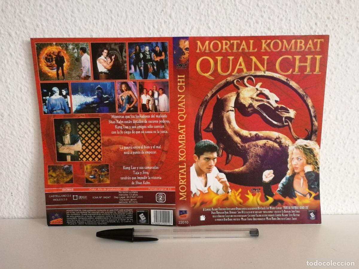 Cine: CARATULA ORIGINAL -A4- MORTAL KOMBAL QUAN CHI - ARTES MARCIALES - KUNG FU