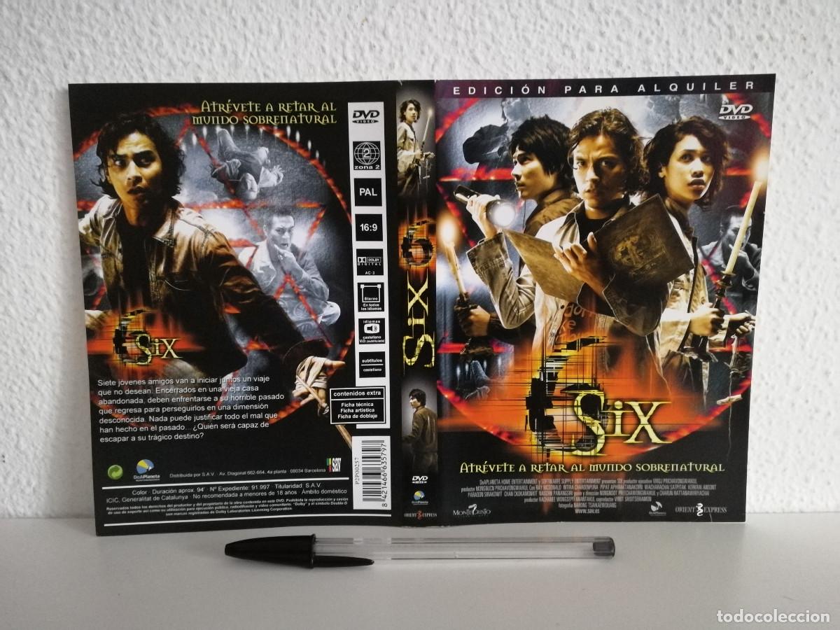 Cine: CARATULA ORIGINAL -A4- SIX - ARTES MARCIALES - KUNG FU