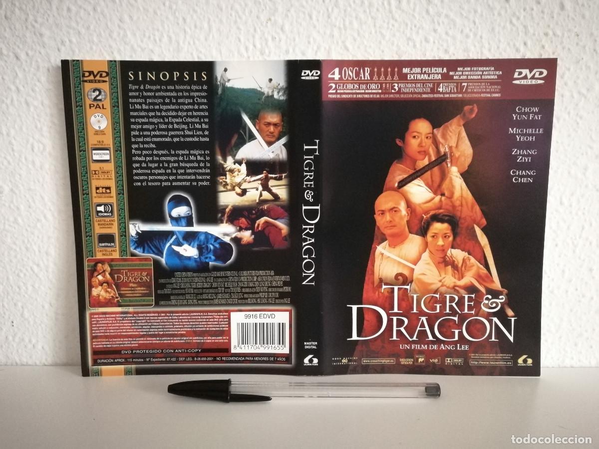 Cine: CARATULA ORIGINAL -A4- TIGRE Y DRAGON - ARTES MARCIALES - KUNG FU - ANG LEE