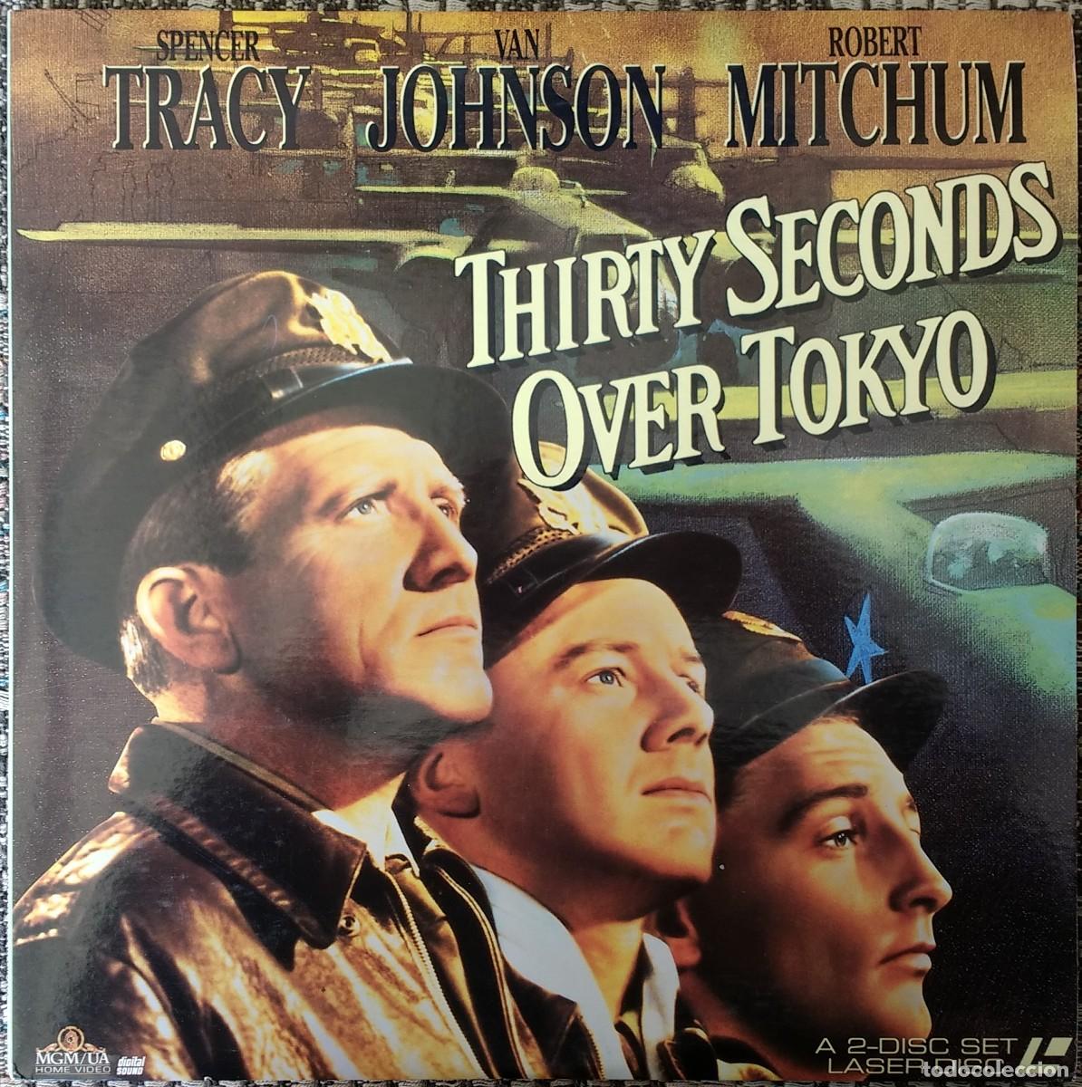 Cine: Thirty Seconds Over Tokyo 1944 Laserdisc NTSC Doble 2 Laser Disc U.S.A. Spencer Tracy Robert Mitchum