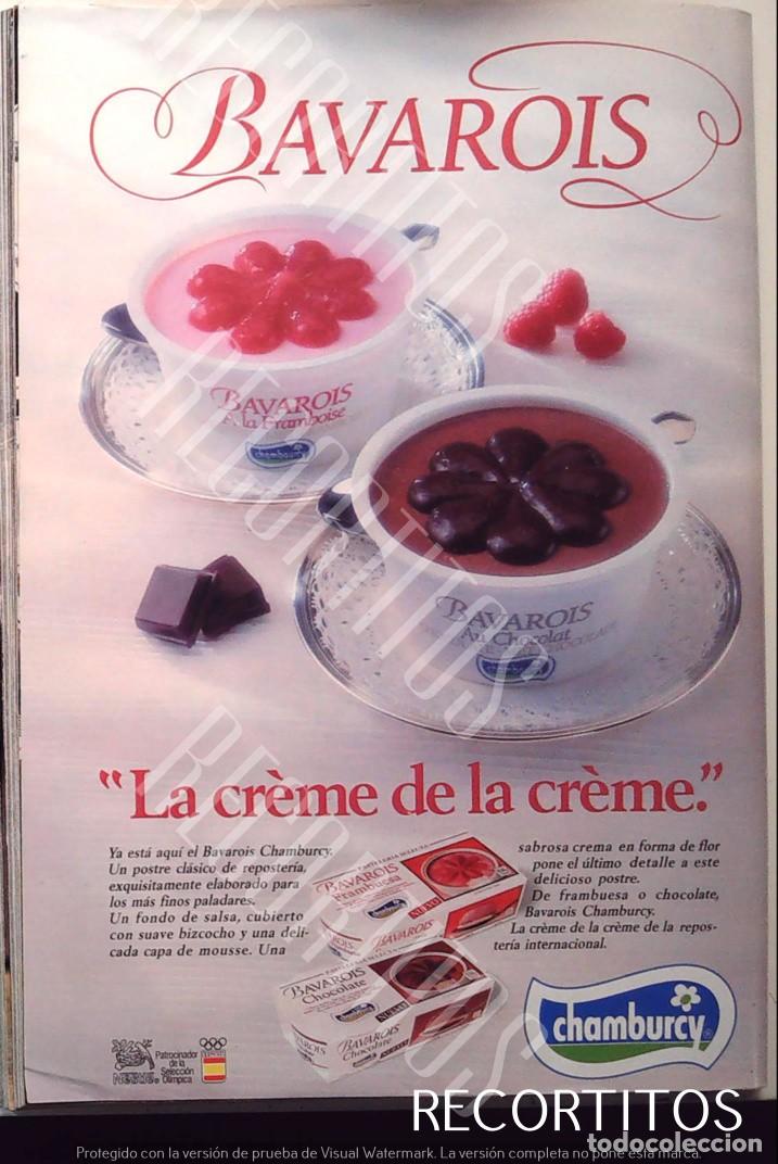 Cinema: chamburcy yogures anuncio publicidad bavarois