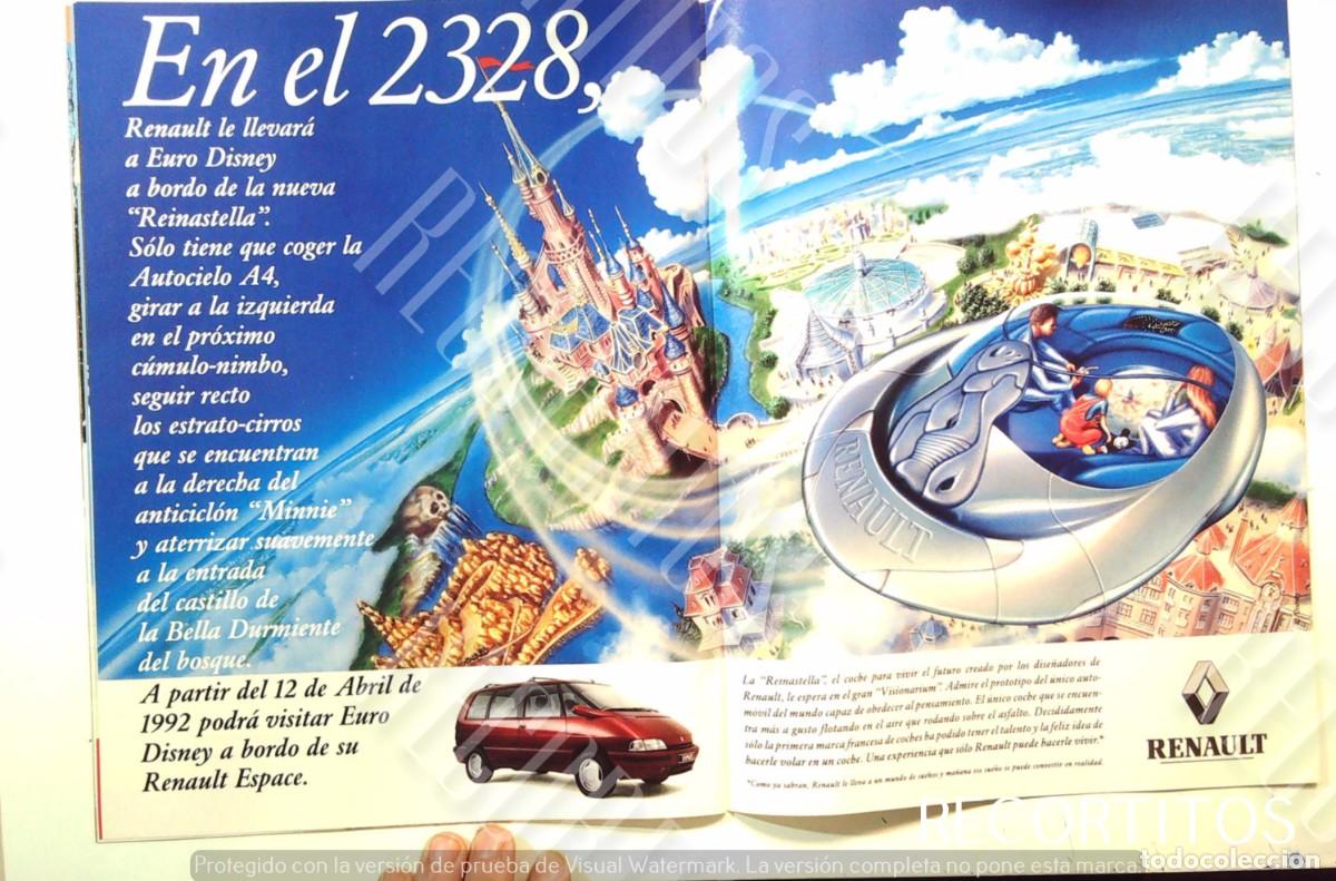 Cine: publicidad renault space disney