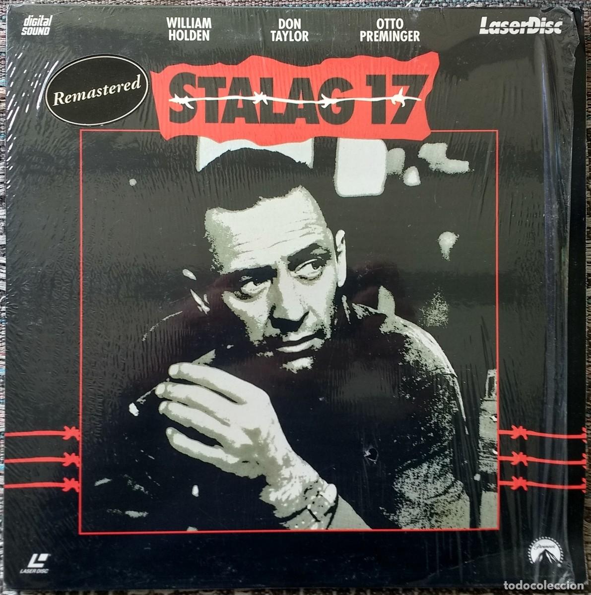Cine: Stalag 17 1953 Laserdisc NTSC Doble 2 Laser Disc U.S.A. Belica Guerra William Holden Don Taylor