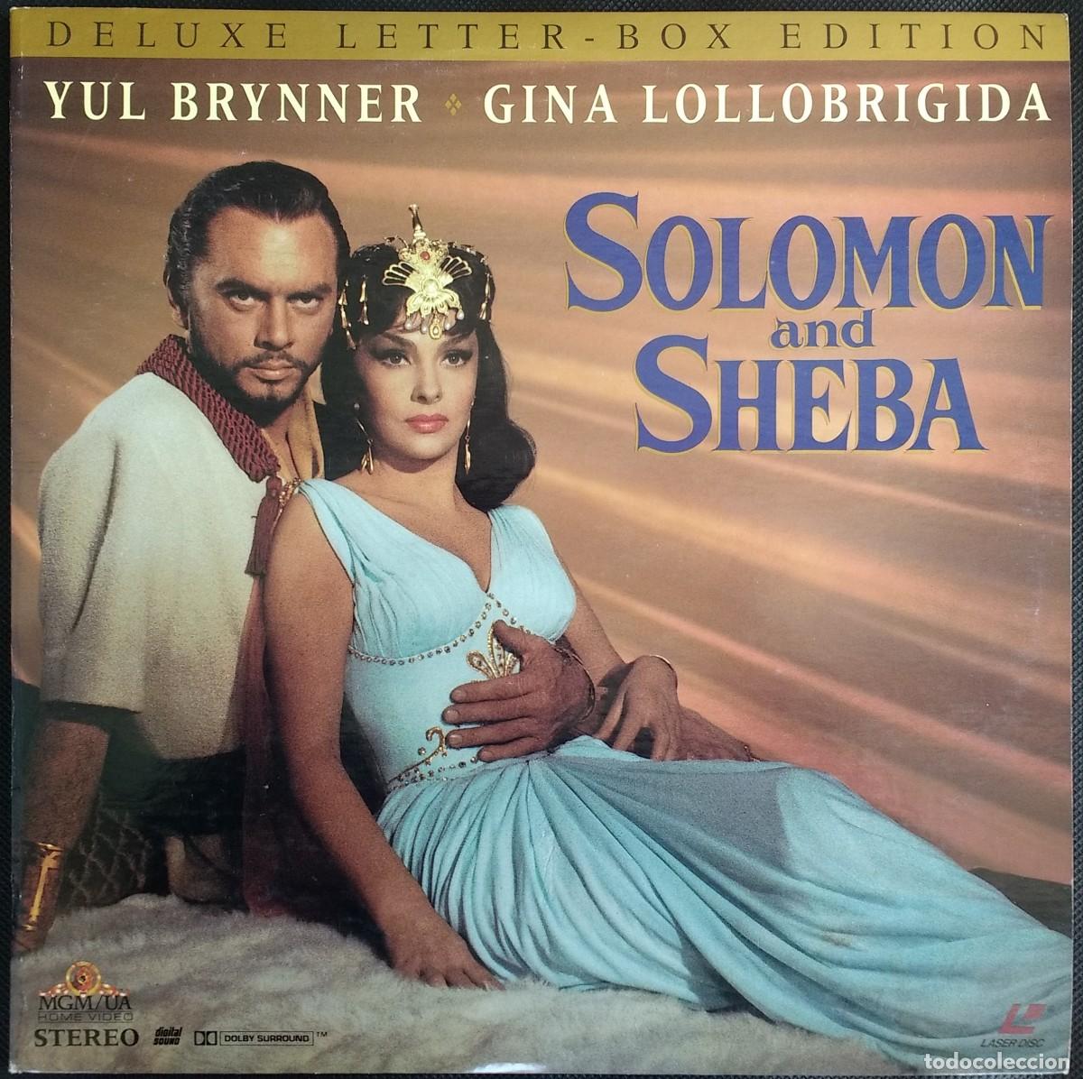 Cine: Solomon And Sheba 1959 Laserdisc NTSC 2 Laser Disc U.S.A. Yul Brynner Gina Lollobrigida King Vidor