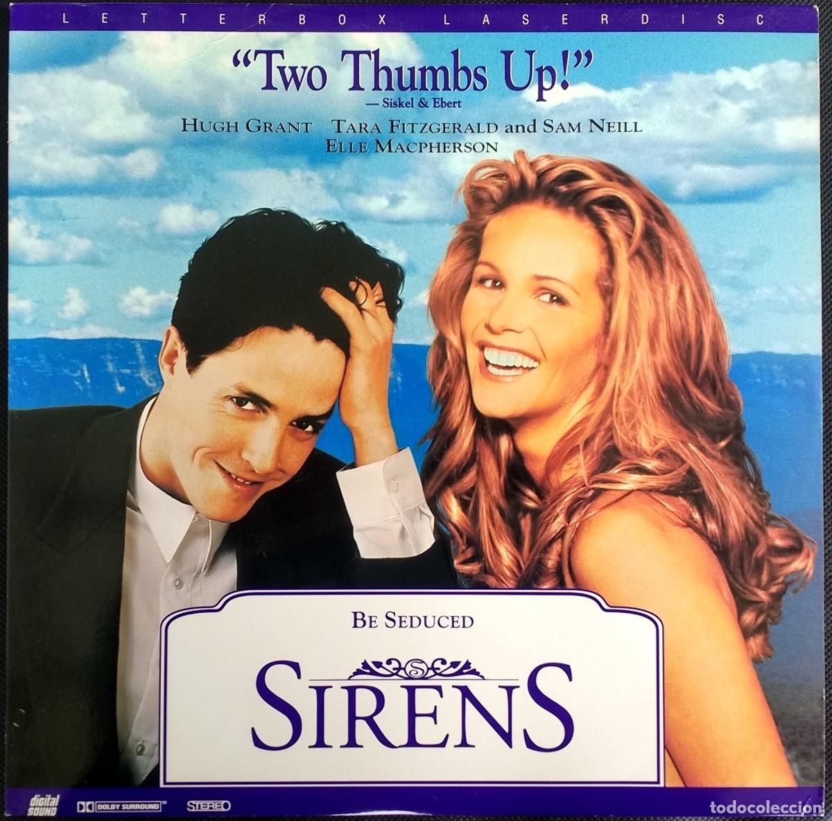 Cine: Sirens 1993 Laserdisc NTSC Laser Disc USA Hugh Grant Elle Macpherson Sam Neill Tara Fitzgerald