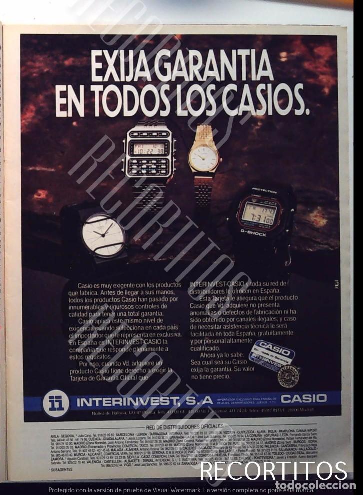 Cin&eacute;ma: CASIO RELOJ ANUNCIO PUBLICIDAD