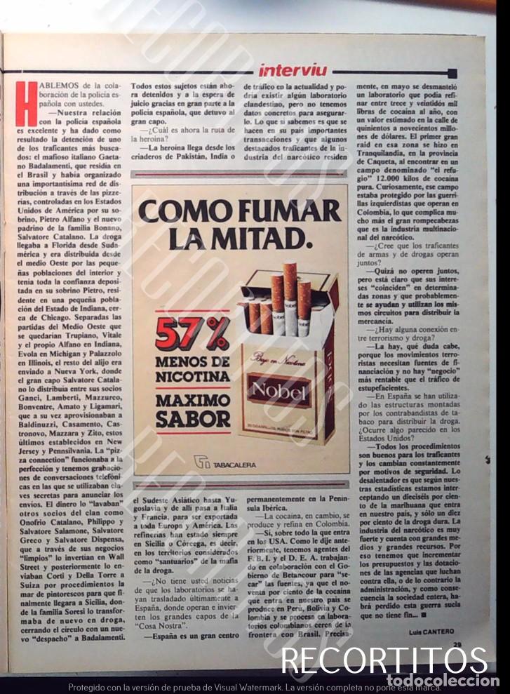 Cinema: nobel tabaco cigarrillos anuncio publicidad