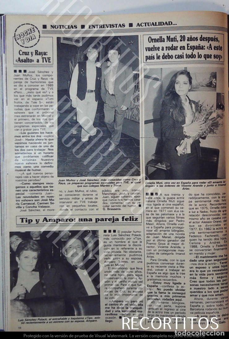 Cin&eacute;ma: ORNELLA MUTI MUTTI tip y coll col cruz y raya