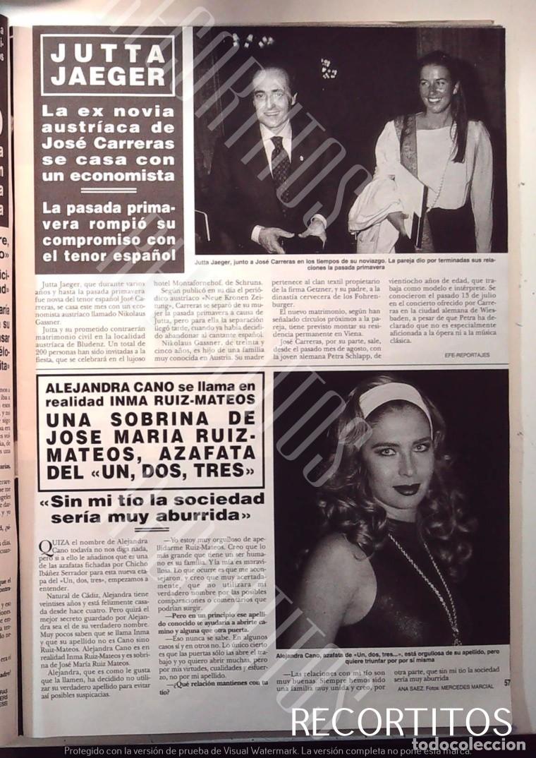 Cinema: JOSEP CARRERAS ALEJANDRA CANO AZAFATA DEL UN DOS TRES SOBRINA DE RUIZ MATEOS 1 2 3