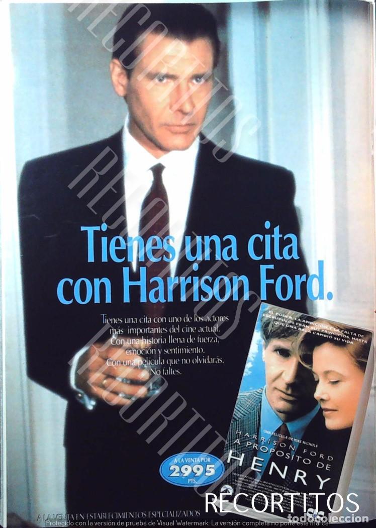 Cin&eacute;ma: FARRISON FORD A PROPOSITO DE HENRY