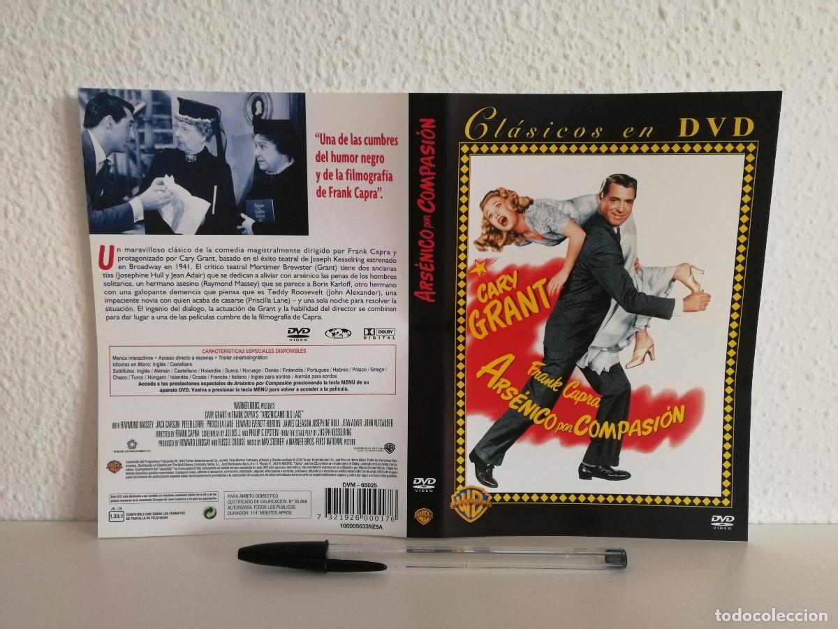 Cine: CARATULA ORIGINAL -A4- ARSENICO POR COMPASION - CARY GRANT