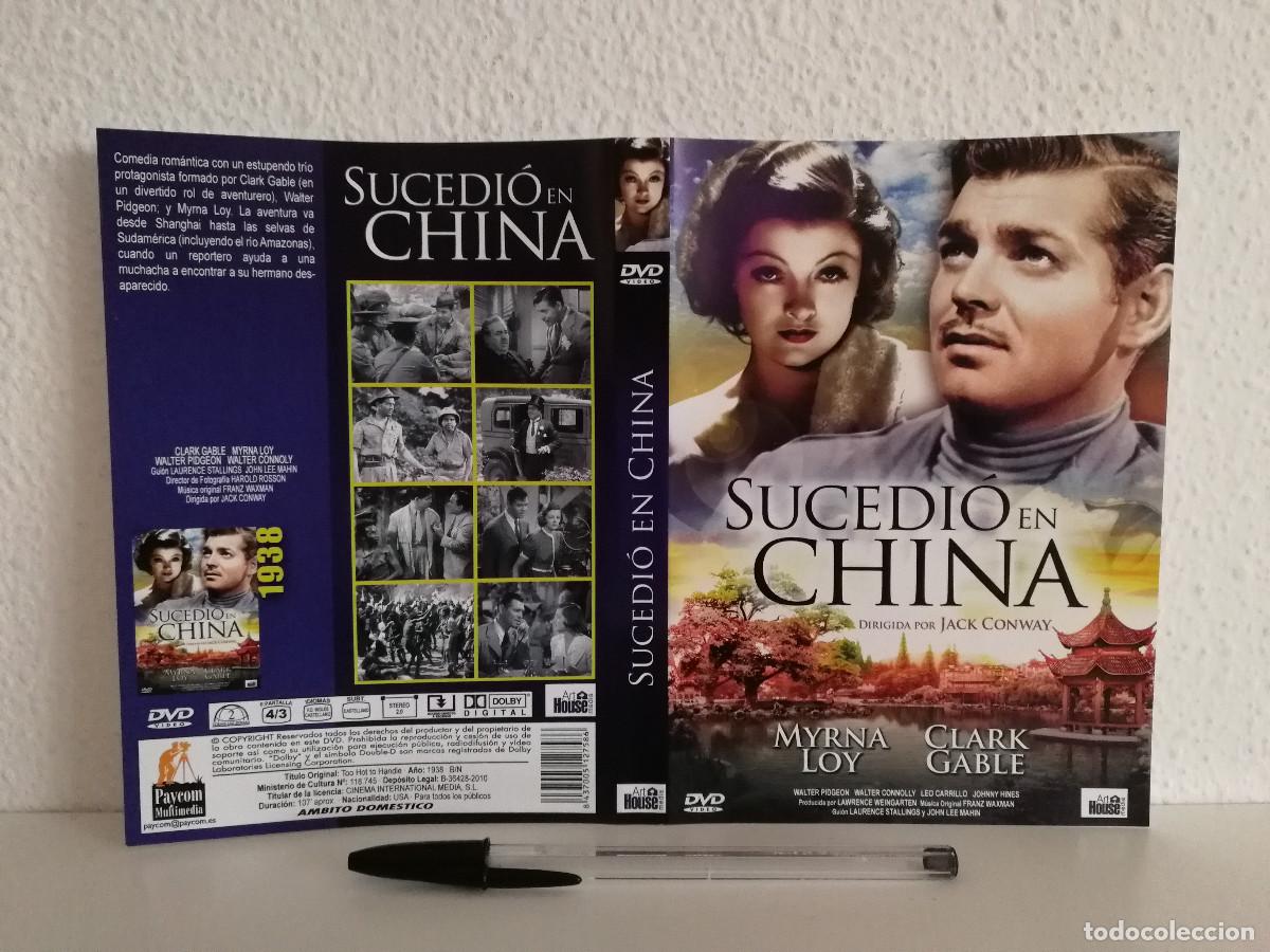 Kino: CARATULA ORIGINAL -A4- SUCEDIO EN CHINA - CLARK GABLE - MYRNA LOY