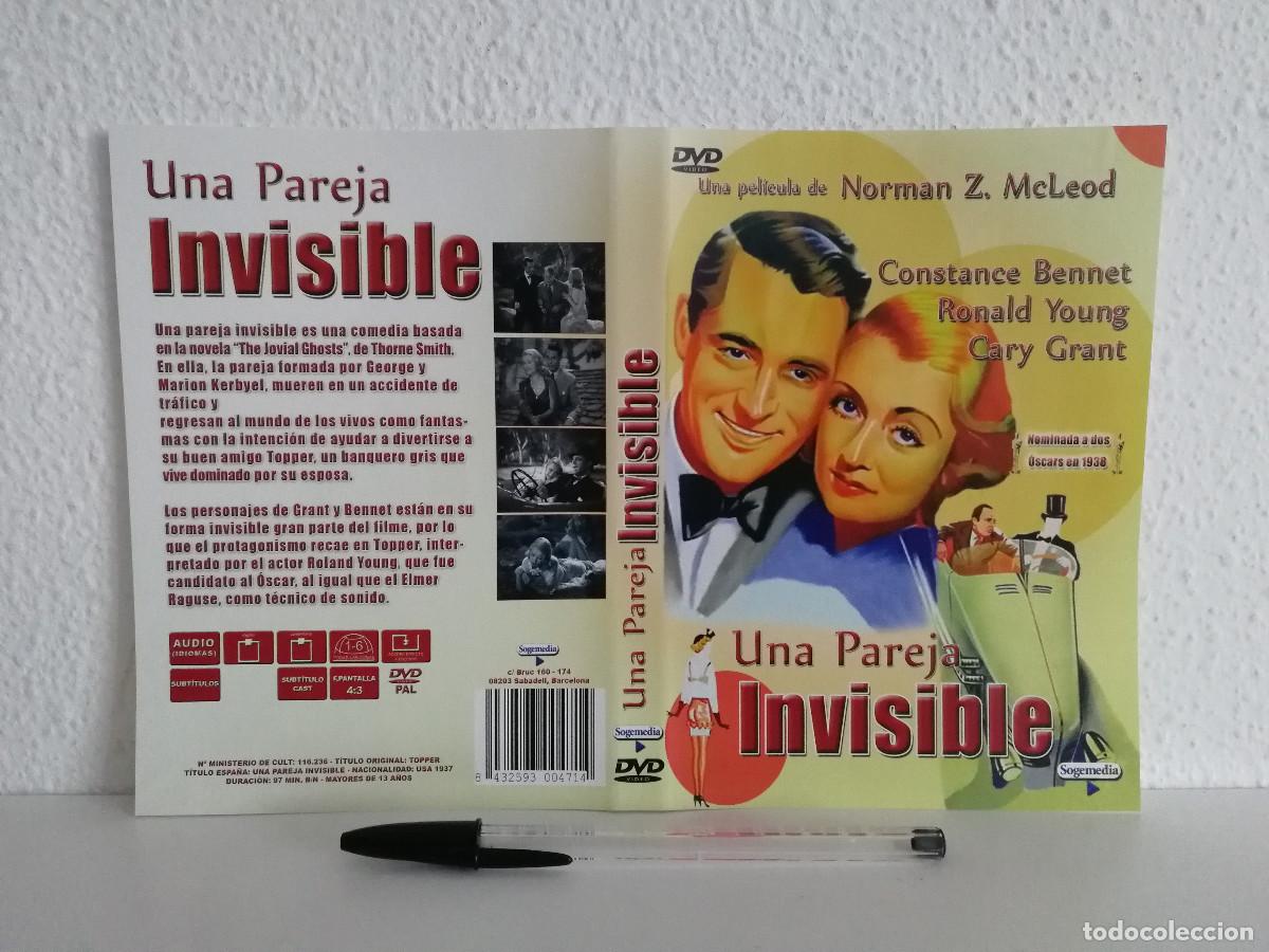 Cine: CARATULA ORIGINAL -A4- UNA PAREJA INVISIBLE - CARY GRANT