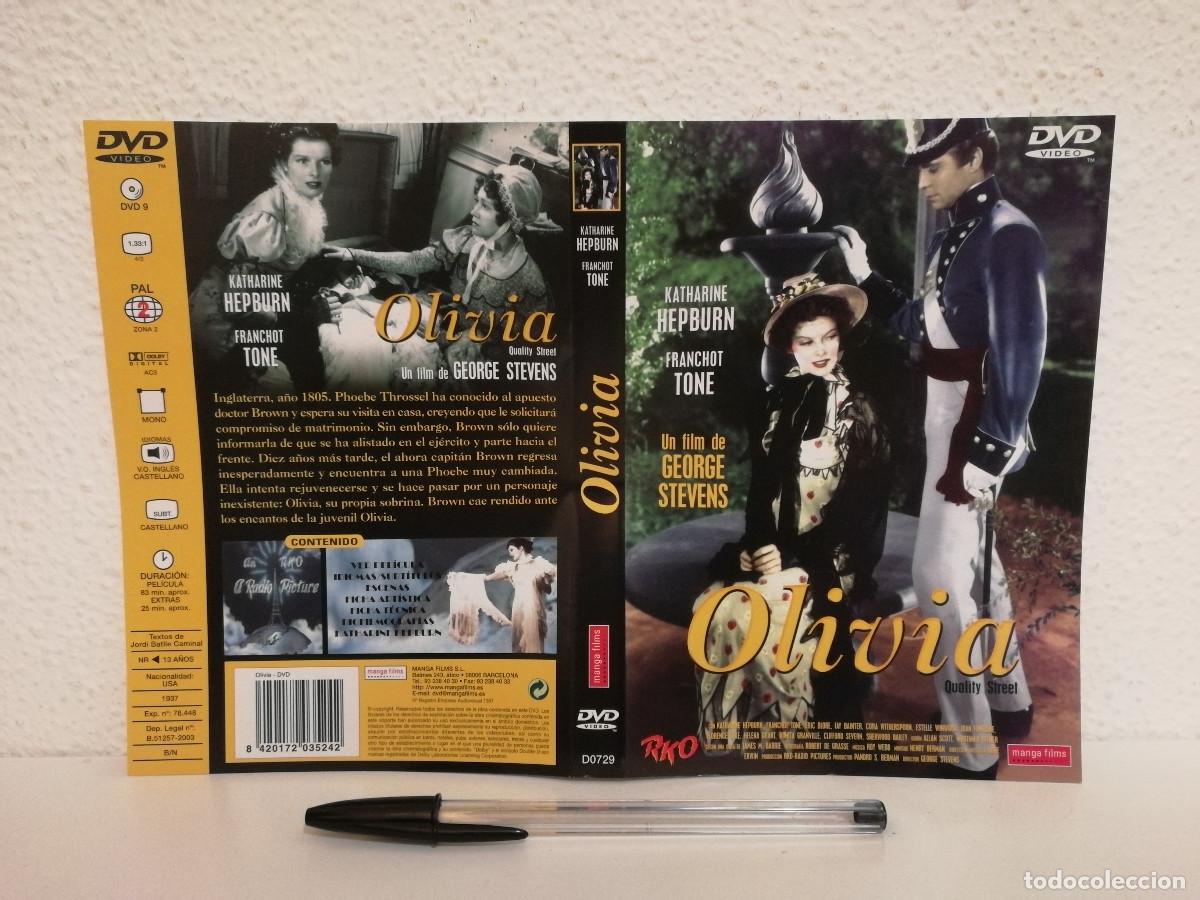Cine: CARATULA ORIGINAL -A4- OLIVIA - KATHARINE HEPBURN