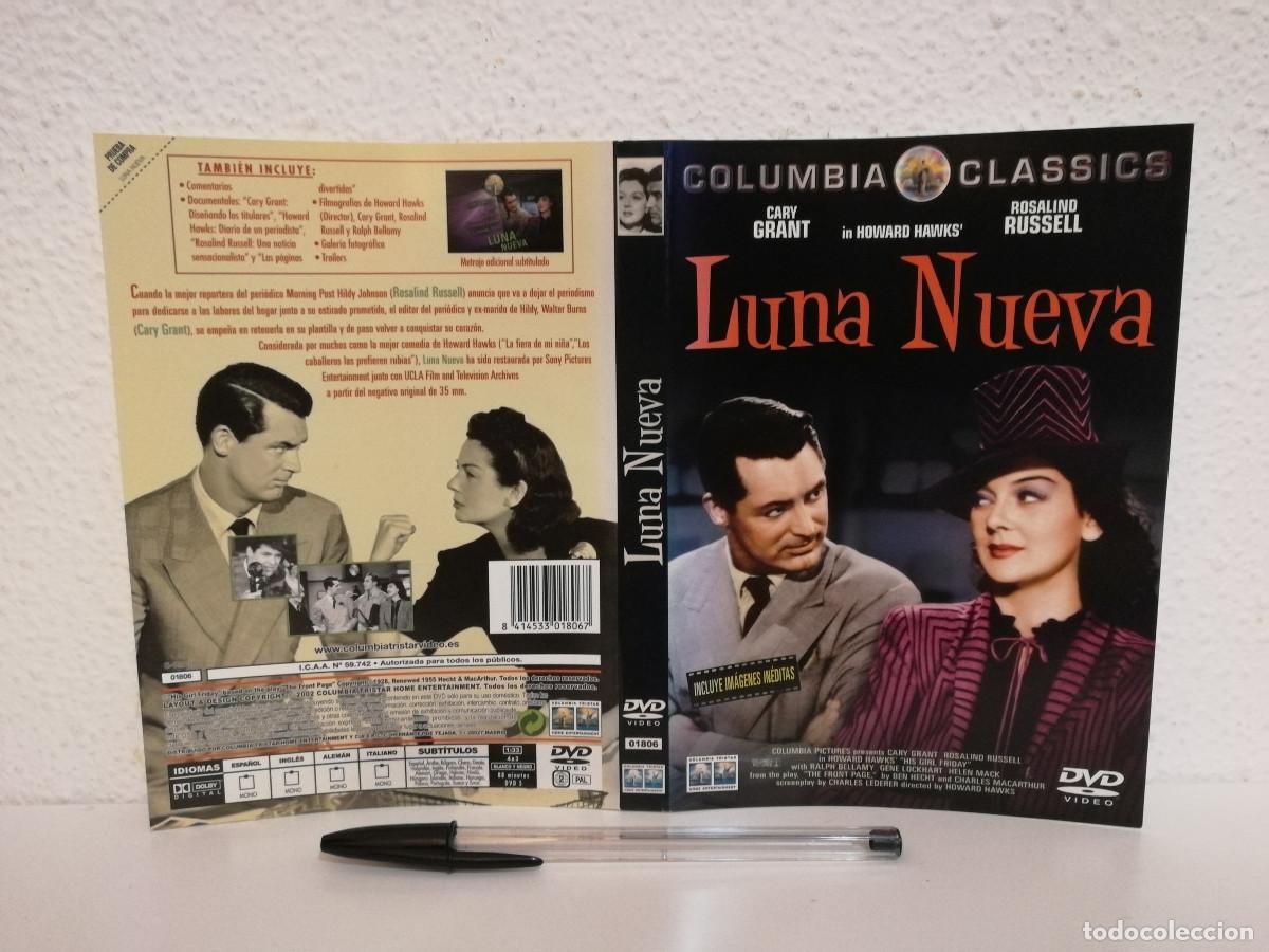 Cine: CARATULA ORIGINAL -A4- LUNA NUEVA- CARY GRANT