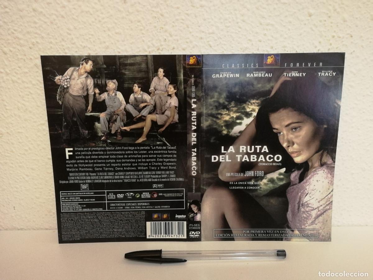 Kino: CARATULA ORIGINAL -A4- LA RUTA DEL TABACO - GENE TIERNEY