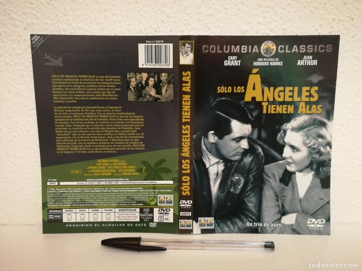 Cine: CARATULA ORIGINAL -A4- SOLO LOS ANGELES TIENEN ALAS - CARY GRANT