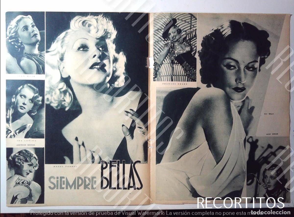 Cinema: 1936 RUBY KEELER FAY WRAY FRANCES DRAKE HAZEL FORBES IDA LUPINO GERTRUDE MICHAEL JEAN MUIR