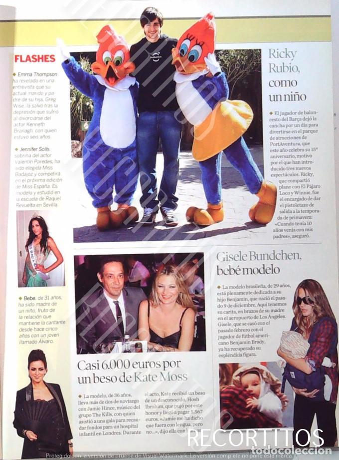 Cinema: MISS BADAJOZ BEBE RICKY RUBIO KATE MOOS GISELE BUNDCHEN
