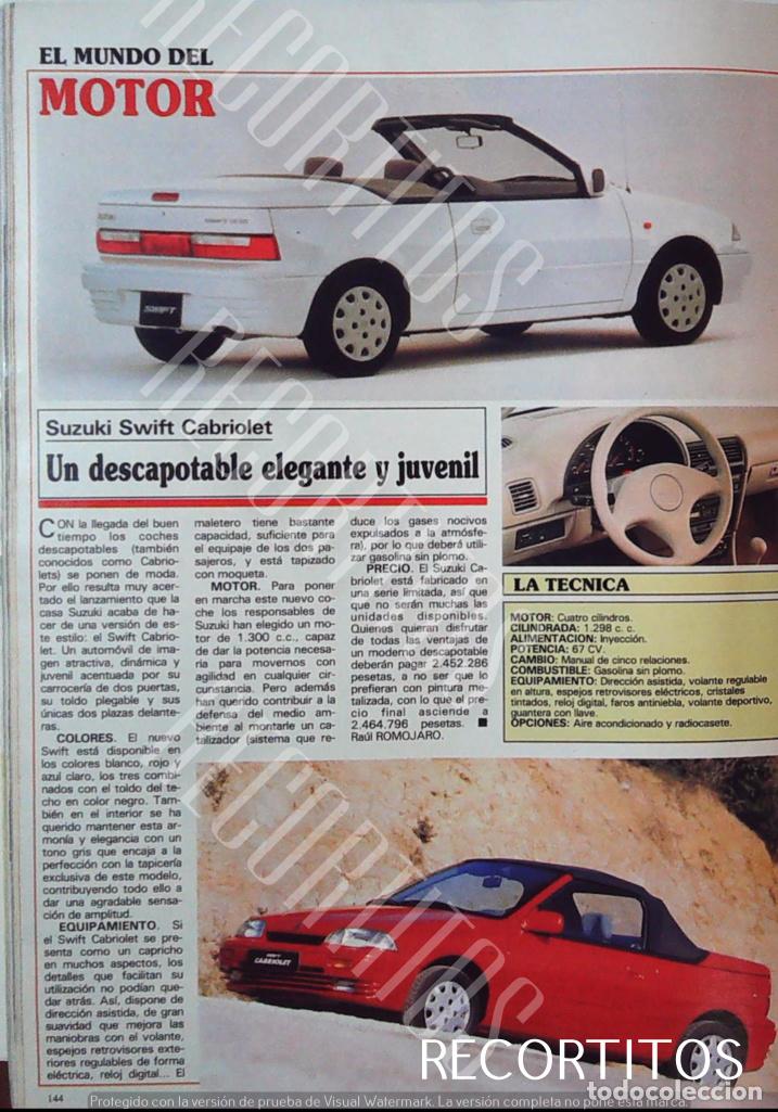 Cine: SUZUKI SWIFT CABRRIOLET - Foto 1
