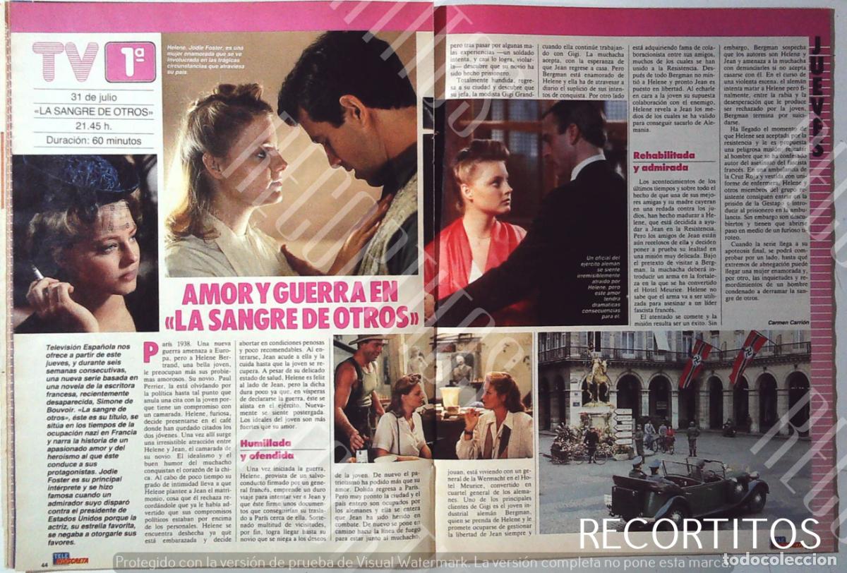 Cinema: JODIE FOSTER LA SANGRE DE OTROS NAZIS