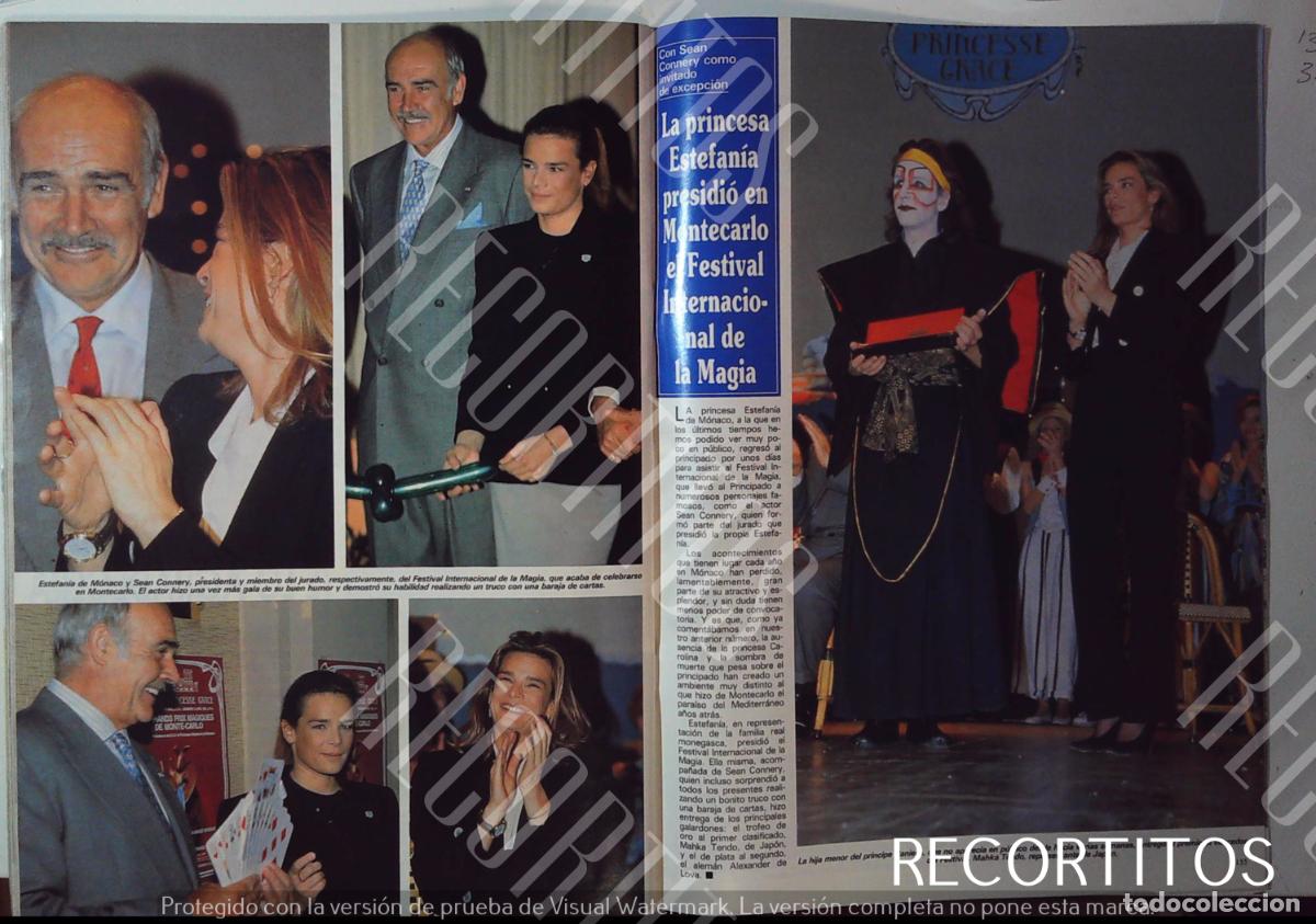 Cine: estefania de monaco SEAN CONNERY FESTIVAL INTERNACIONAL DE MAGIA MONTECARLO 92
