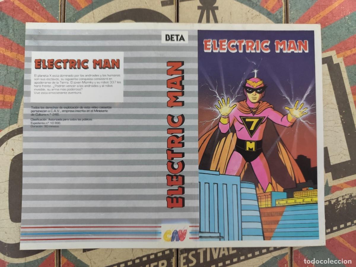Cine: Car&aacute;tula Beta Electric man - Foto 1