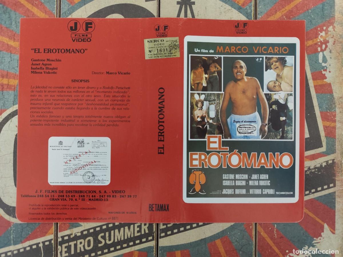 Cine: Car&aacute;tula Beta El erotomano - Foto 1