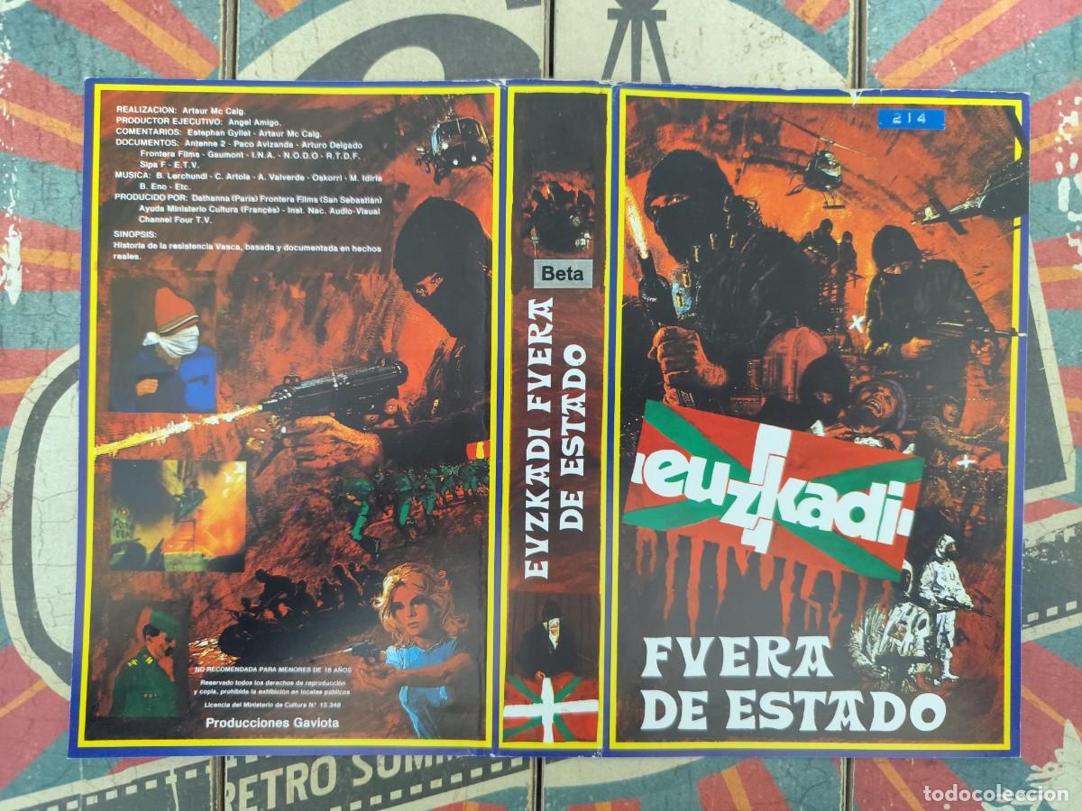 Cine: Car&aacute;tula Beta Euzkadi Fuera de estado - Foto 1