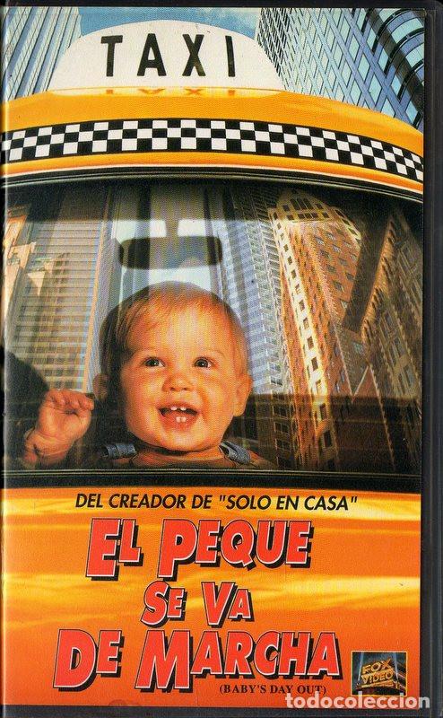 Cine: Caja y car&aacute;tula originales El peque se va de marcha VHS (NO CINTA)