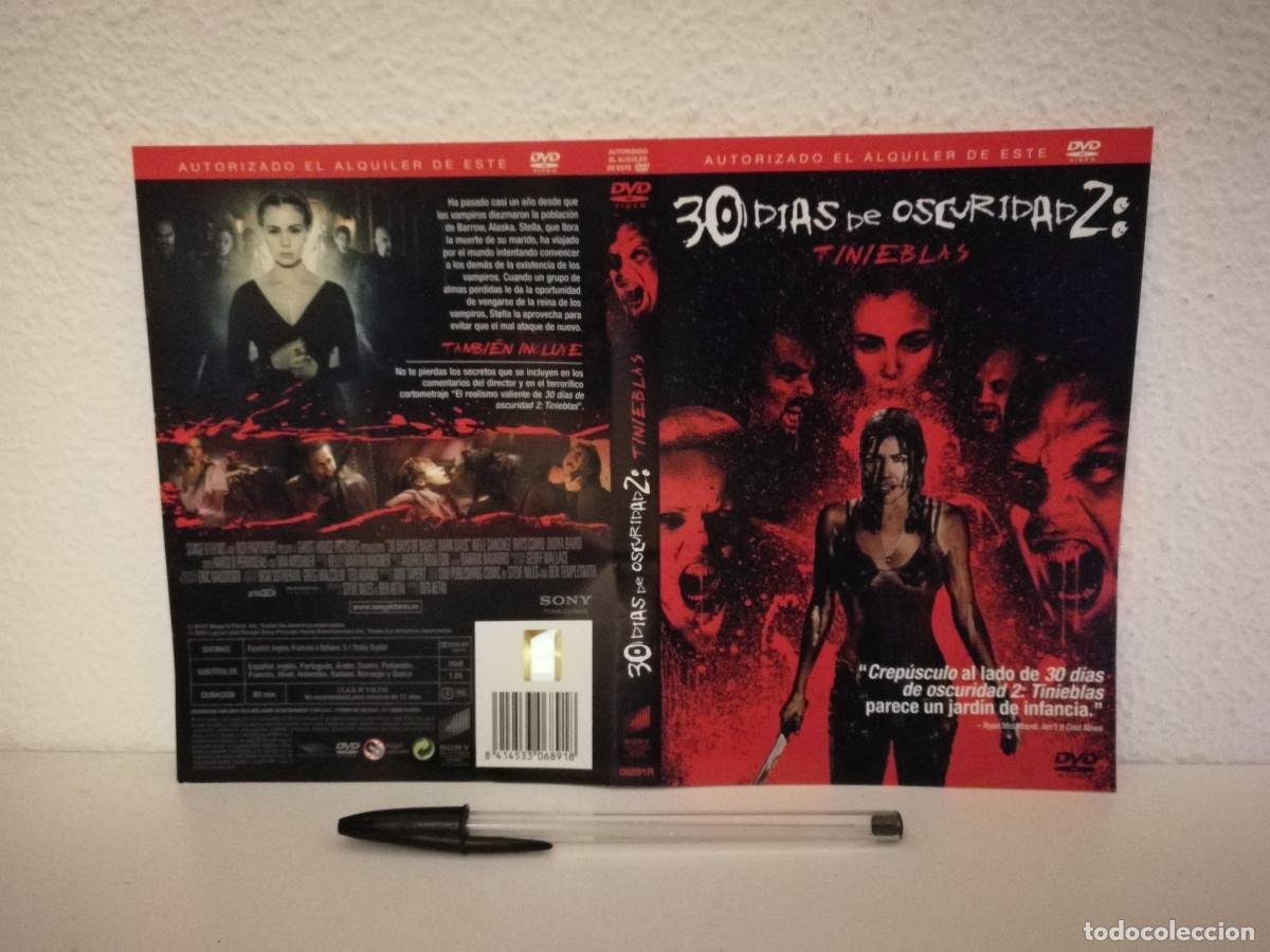 Cinema: CARATULA ORIGINAL -A4- 30 DIAS DE OSCURIDAD 2 TINIEBLAS - TERROR